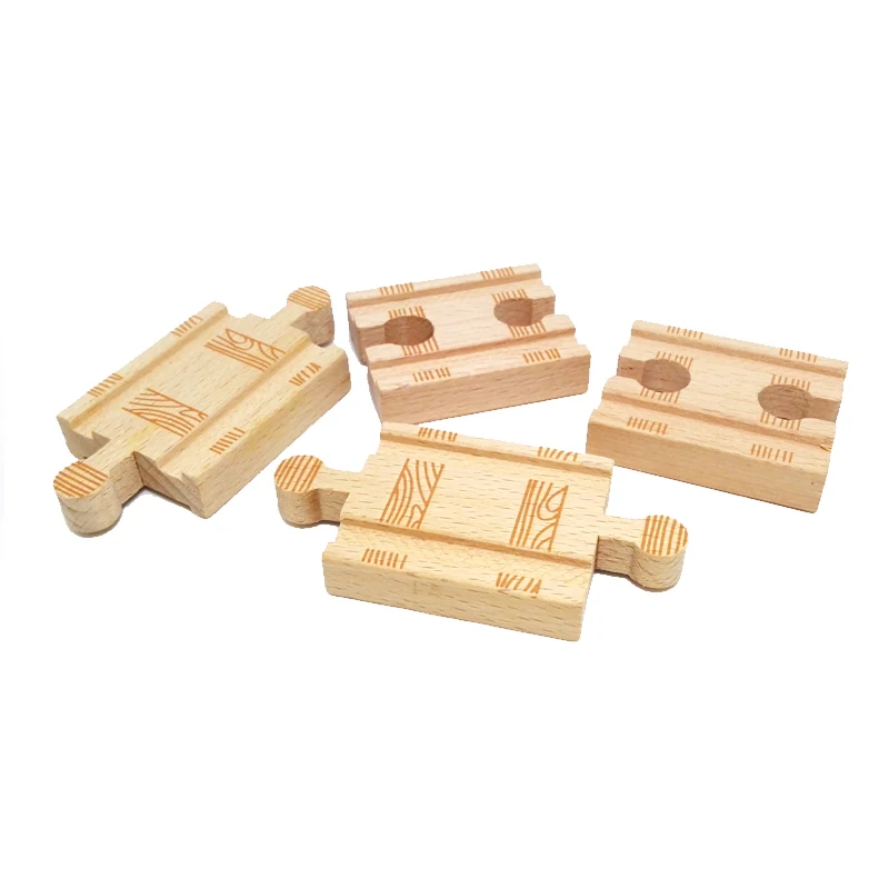 

p35 pattern exquisite small two-headed double concave track Compatible with BRIO wooden train track Special accessories