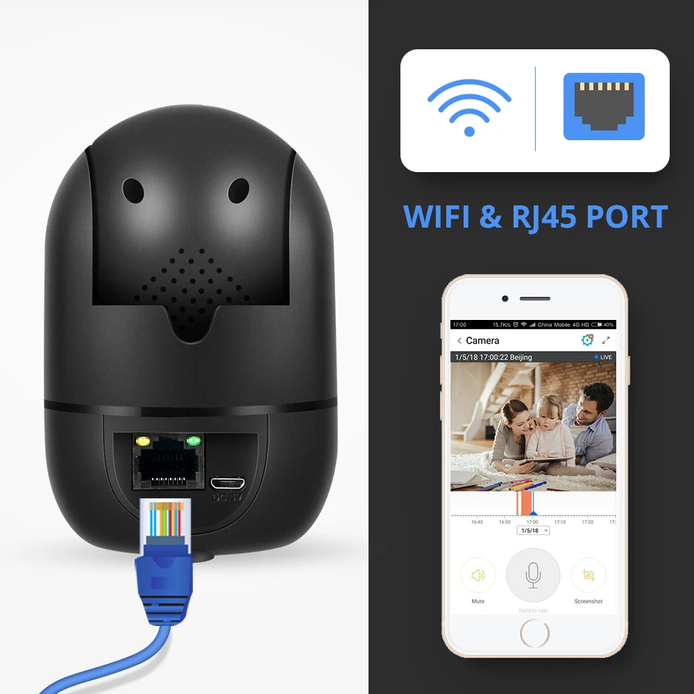 INQMEGA HD 1080P Cloud Wireless IP Camera Intelligent Auto Tracking Of Human Wifi Camera Home Secur - 32981799427  INQMEGA HD 1080P Cloud Wireless IP Camera Intelligent Auto Tracking Of Human Wifi Camera Home Secur - 32981799427