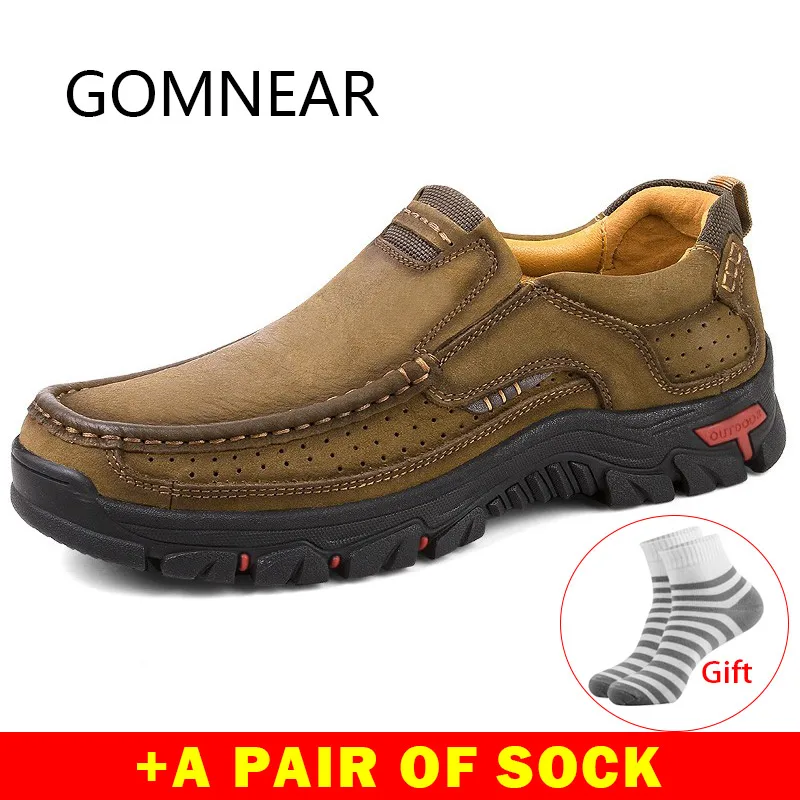 Gomaround походная обувь для мужчин из натуральной кожи воздухопроницаемая обувь для бега тактические ботинки уличные горные кроссовки обувь