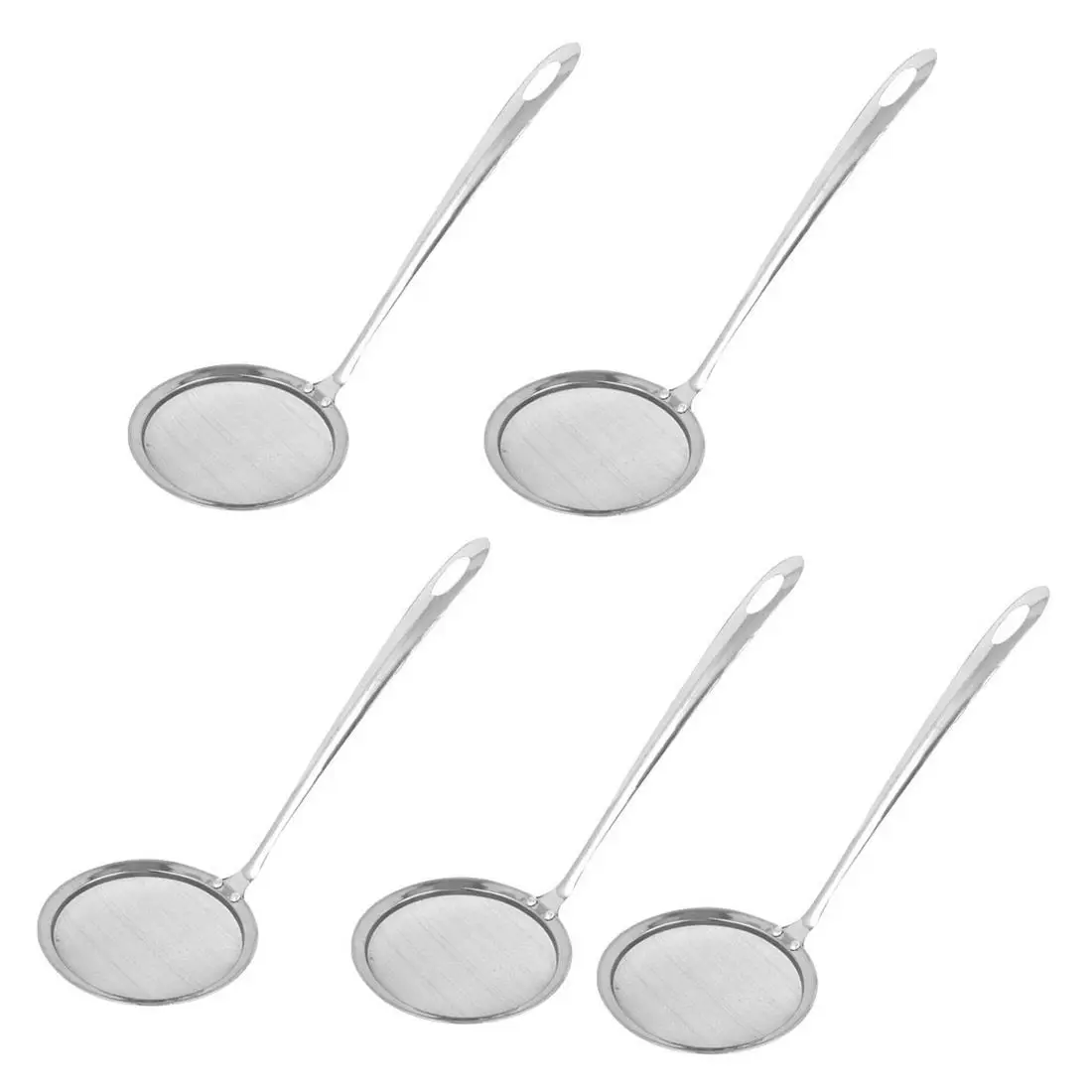 Hot Sale 5 pieces stainless steel, perforated, ladle, slotted spoon