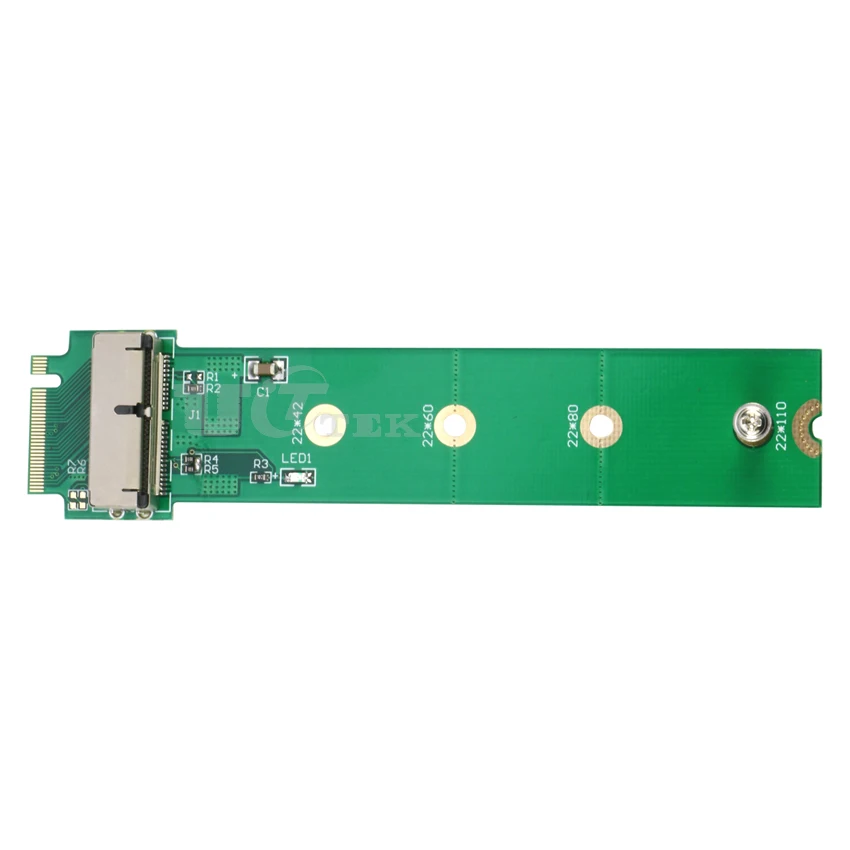 M.2 NGFF PCI-E до 16+ 12 pin адаптер для Apple MacBook Air 2013 A1465 A1466 SSD