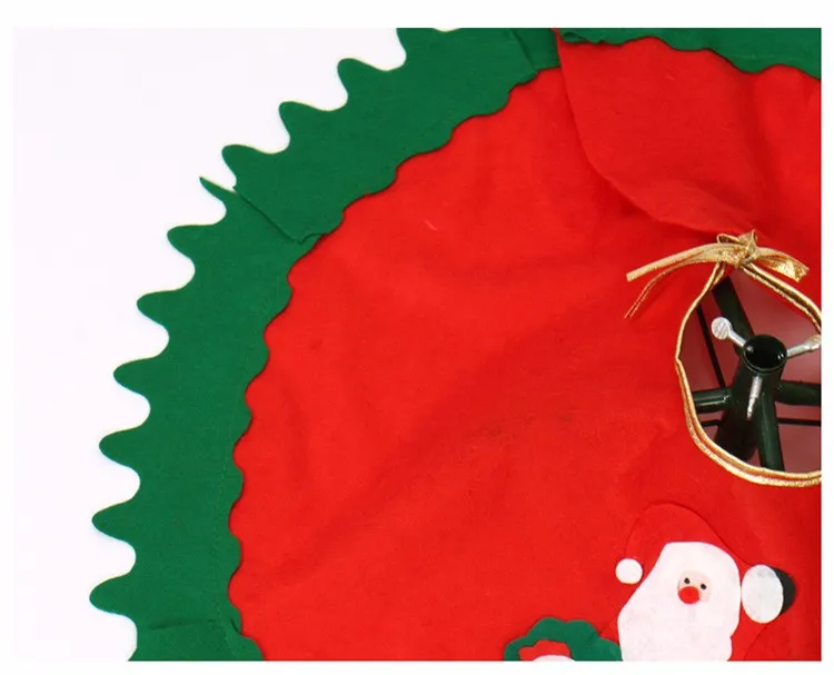 1 шт. Рождественские елочные украшения 90 см Ткань новогодний Санта-артесанато Рождественская юбка под елку Adornos Navidad вечерние украшения Noel