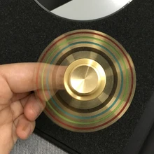 Спиннер металлический 6 палец Радуга Спиннер ручной Спиннер латунный сплав взрослые "Антистресс" снимает фокус игрушка подарок Забавный