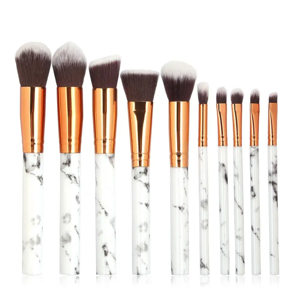 

10Pcs Kits Makeup Brushes Set Professional Powder Foundation Concealer Eye Shadow Lip Soft Make Up Brush Comsestic Tools