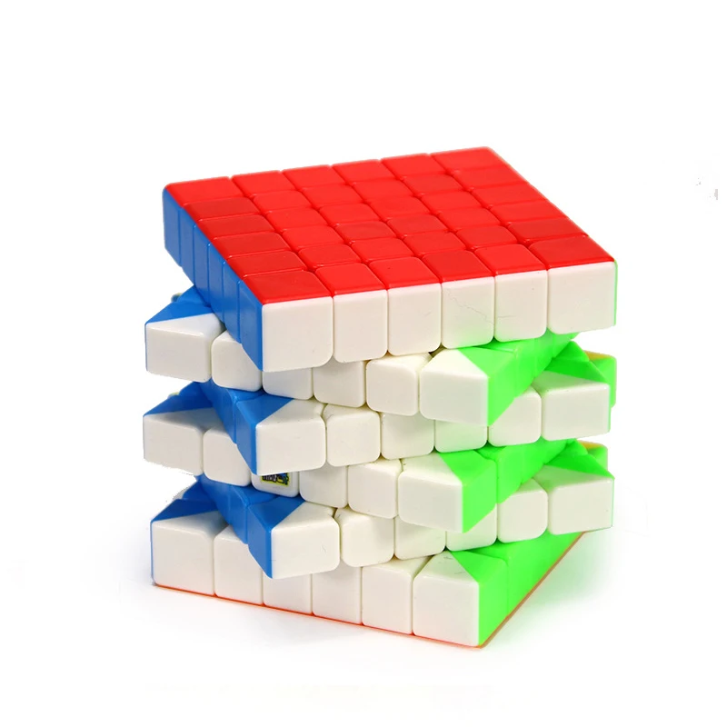 Moyu MofangJiaoshi MF6 куб скорость 6 слоев без наклеек 68 мм кубики-головоломки для детей cubo Чемпионат 6х6 обучающая игрушка