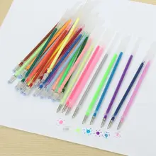 36Colors/Set Flash Ballpoint Gel Pen Highlight Refill Glitter Multi Color Full Shinning Refill Painting Pen Drawing Color Pen
