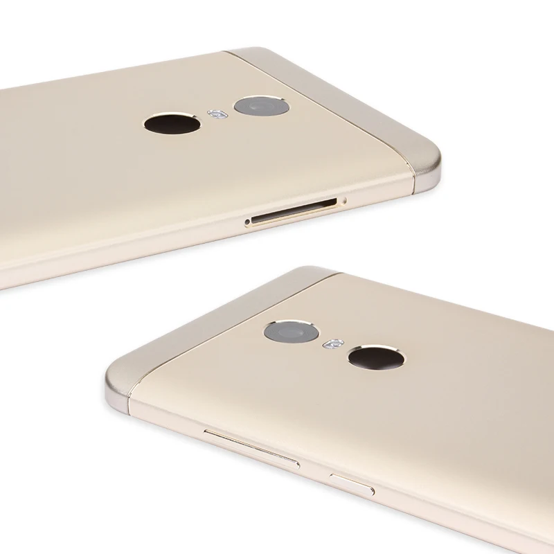 Для Xiaomi Redmi Note 4 Global задний корпус металлическая крышка+ стекло для камеры+ боковые ключи задняя крышка батарейного отсека Запасные части