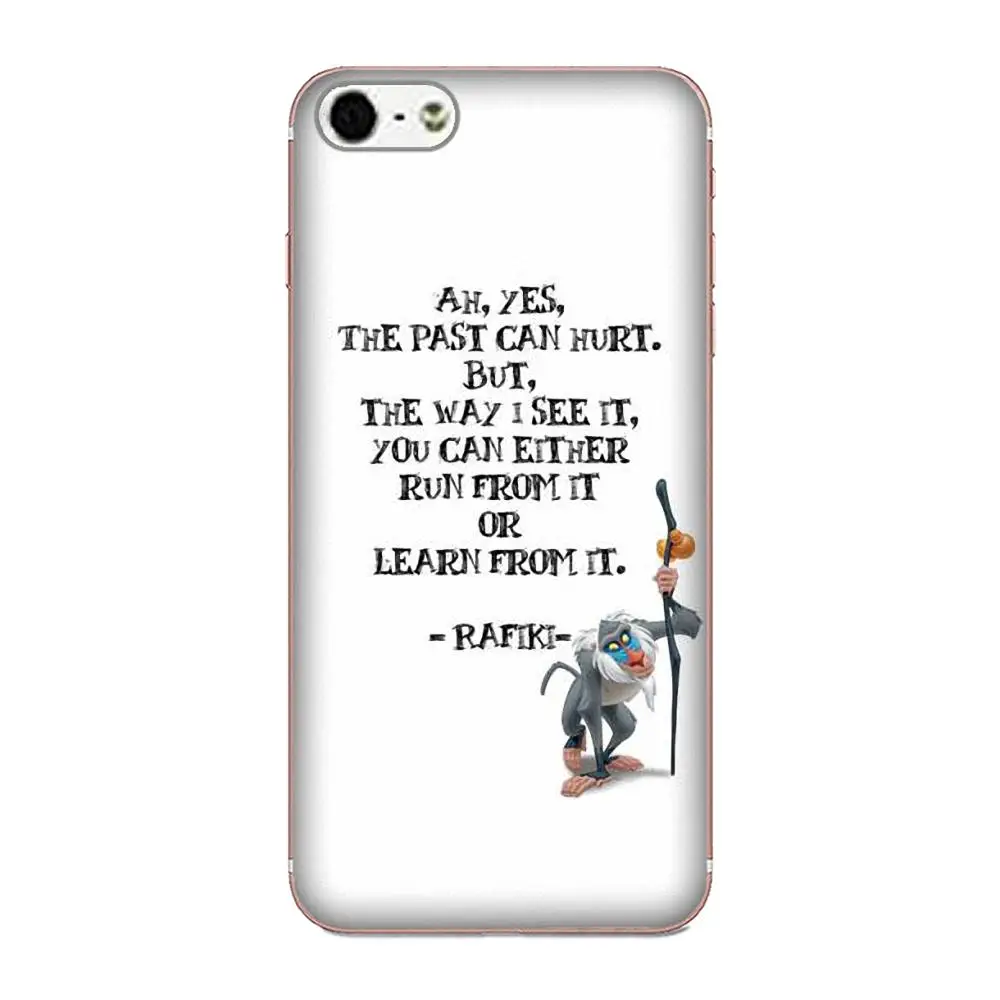 Rafiki Цитата Король Лев для Apple iPhone 4 4S 5 5C 5S SE 6 6S 7 8 Plus X XS Max XR ТПУ кожа