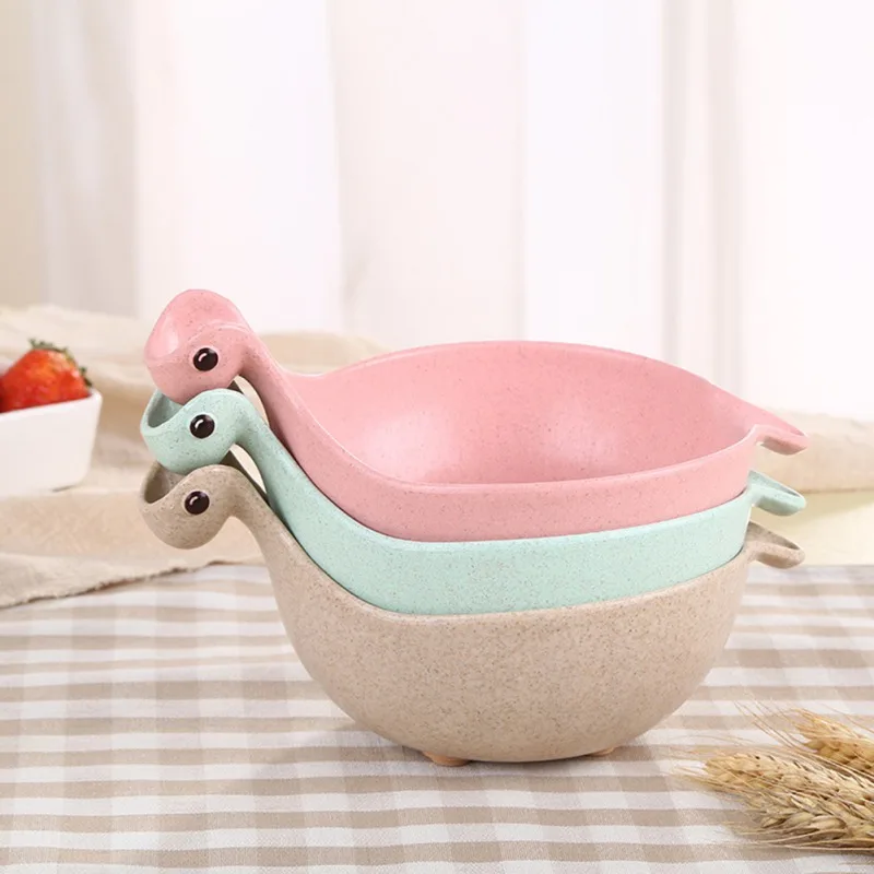 Baby Food Storage Bowl Dinosaur Design for Kids Children Tableware Eco-friendly Dinnerware Feeding Baby Food Storage Bowl Dinosaur Design for Kids Children Tableware Eco-friendly Dinnerware Feeding