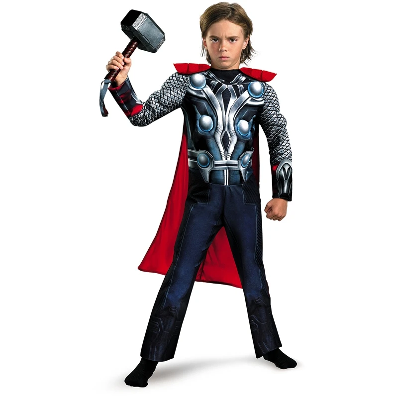 

Original Factory Big Sale Child Muscle Thor Movie Avergers Superhero Costume