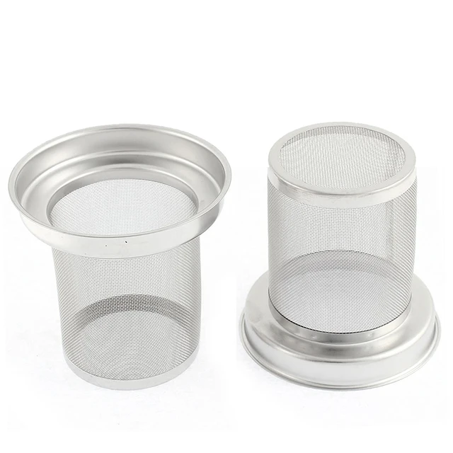Hot Stainless Steel Round Loose Tea Infuser Filter Strainer Cup Mug Hot Stainless Steel Round Loose Tea Infuser Filter Strainer Cup Mug 2 Pcs