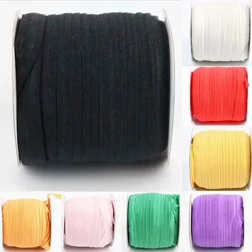 

5Yard Elastic Band Solid Color DIY Stretch Sewing Applique Craft Accessory Band