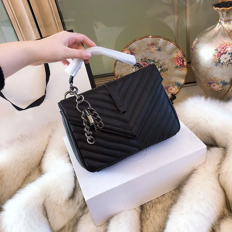 

Genuine leathe Luxus Marke Logo bag bolso mujer marcas famosas de lujo Taschen Berьhmte Design Damen Paris sac main