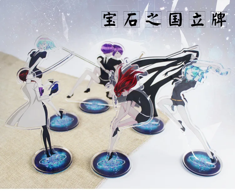 Houseki no Kuni Land блестящая фигурка на акриловой подставке модель высокого качества