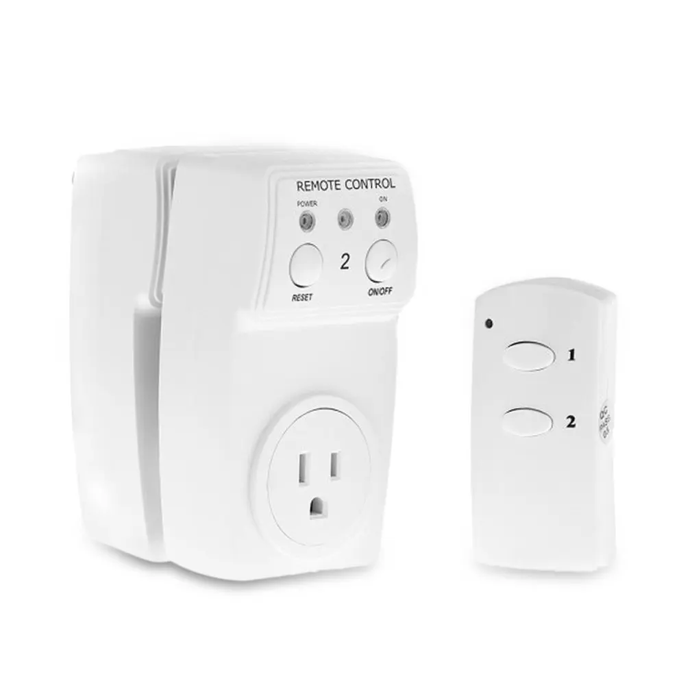AC Power Outlet Plug Switch Wireless US Plug Smart Outlet Socket 2 Pack