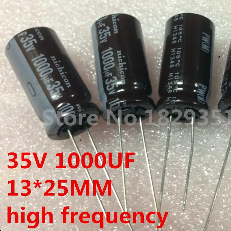 Original High quality 35V 1000uf Electrolytic Capacitor 35 V 1000 uf