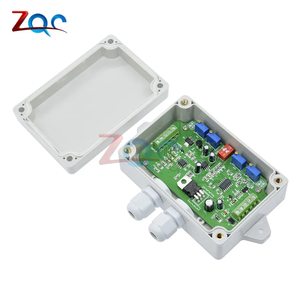 Weighing Transmitter Load Cell Amplifier Weight Weighing Sensor Amplifier Load Cell Transducer DC 12V 24V 4-20ma With Case weigh sensor