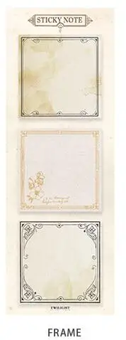 Простой коллаж рамка липкие Примечания Notecard Notepaper BZNVN креативный для детский ярлык Закладка - Цвет: 02