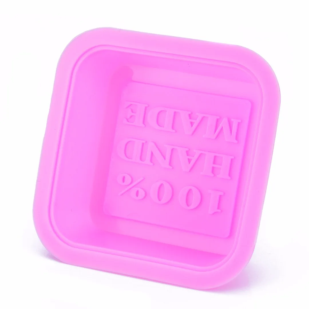 Silicone Soap Mould Ice Cube Candy Chocolate Cake Cookie Cupcake Soap Making Mould Handmade Craft DIY Tools