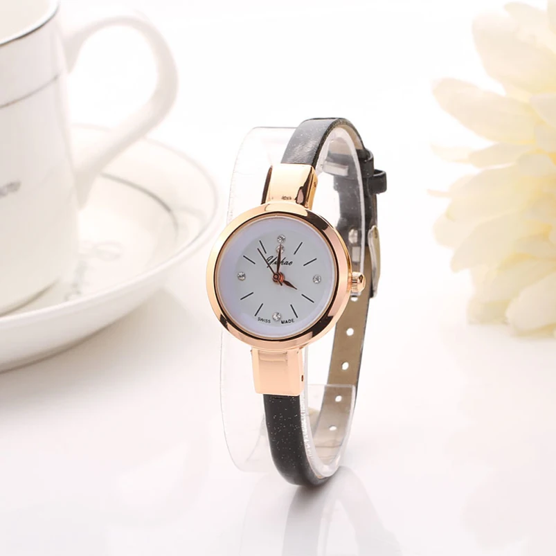 Роскошные брендовые кварцевые наручные часы Spl женские повседневные с кожаным