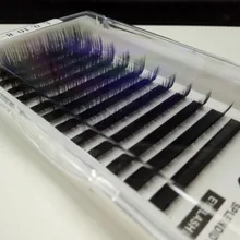 12 рядов/случае 8-14 мм или 9-14 мм смешивать в одном лоток C/D /l локон Синтетические норки Индивидуальный наращивания ресниц макияж профессиональный