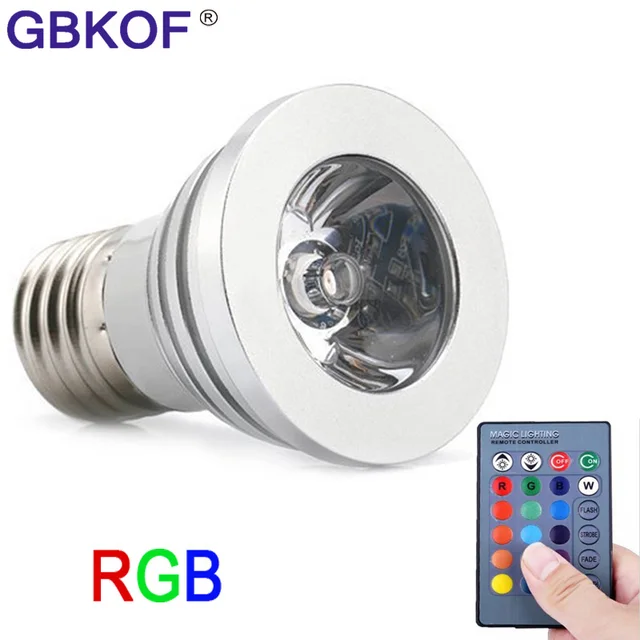 E27 Rgb Gu10 W Ampoule De 16 Mr16 Lumières Couleur 3 Led E14 xoreWBdCQE
