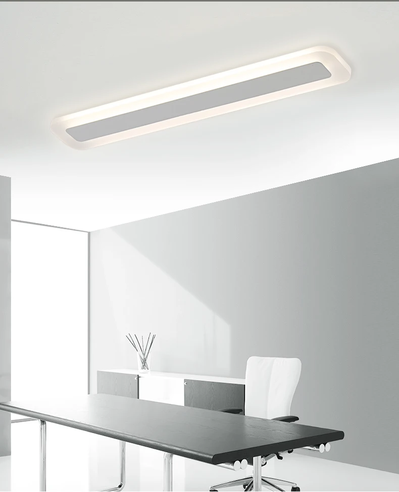Современный минимализм высокая яркость светодиодный потолочный светильник прямоугольная спальня гостиная aisl потолочный светильник освещение lamparas de techo