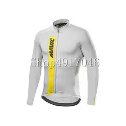 2019 Mavic Высокое качество Велоспорт Джерси с длинным рукавом MTB велосипедная одежда горный велосипед спортивная одежда для велоспорта Одежда