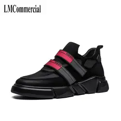 Мужские зимние ботинки, новая Корейская версия молодежной мужской обуви из натуральной кожи, уличная мужская повседневная обувь, обувь для