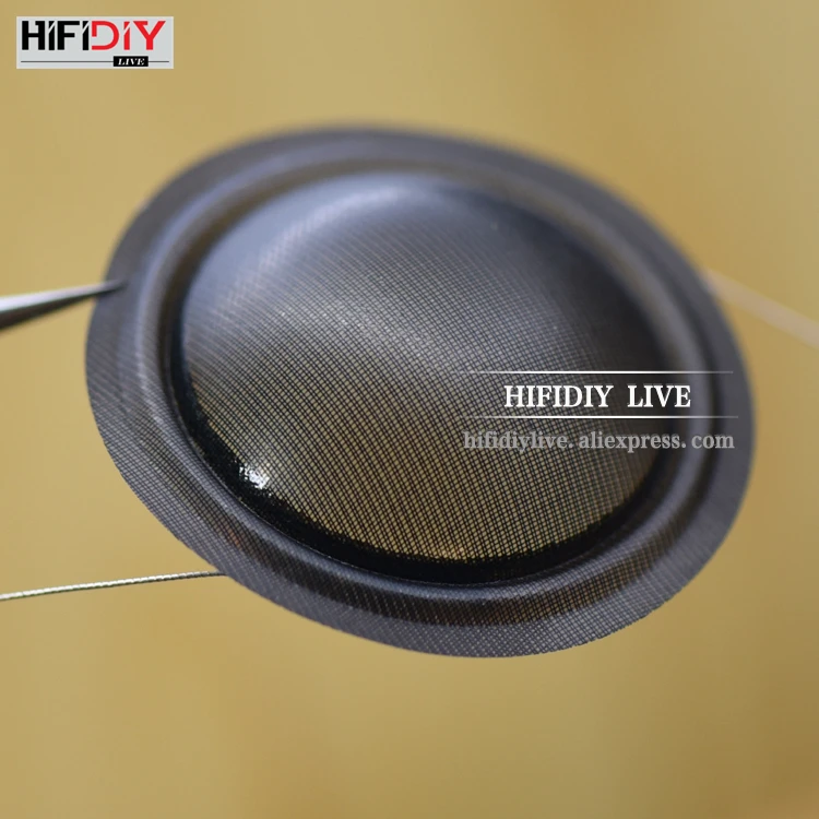 HIFIDIY LIVE 1 дюймов 1,1 ''28 мм твитеры звуковая катушка мягкая Прозрачная Шелковая мембрана ВЧ запчасти для ремонта динамика 8ohm 15W