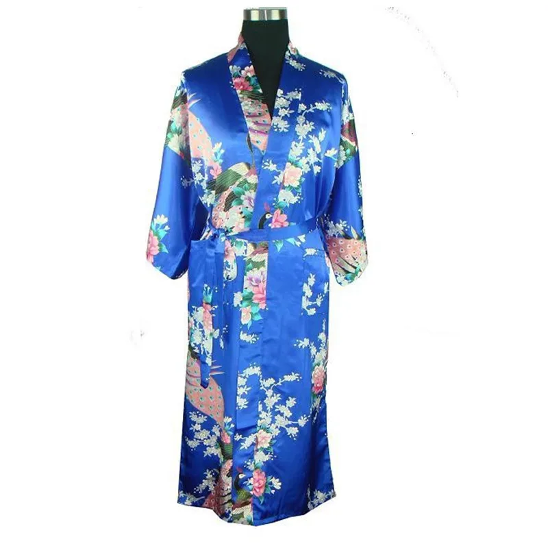 Женский халат кимоно из шелка и вискозы размеры S M L XL XXL XXXL|rayon robes|robe kimonobath gown |