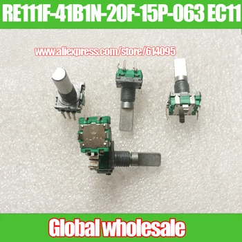 

4pcs ALPHA RE111F-41B1N-20F-15P-063 EC11 Stepper 30 Point Encoder with Switch Handle Length 20MMF