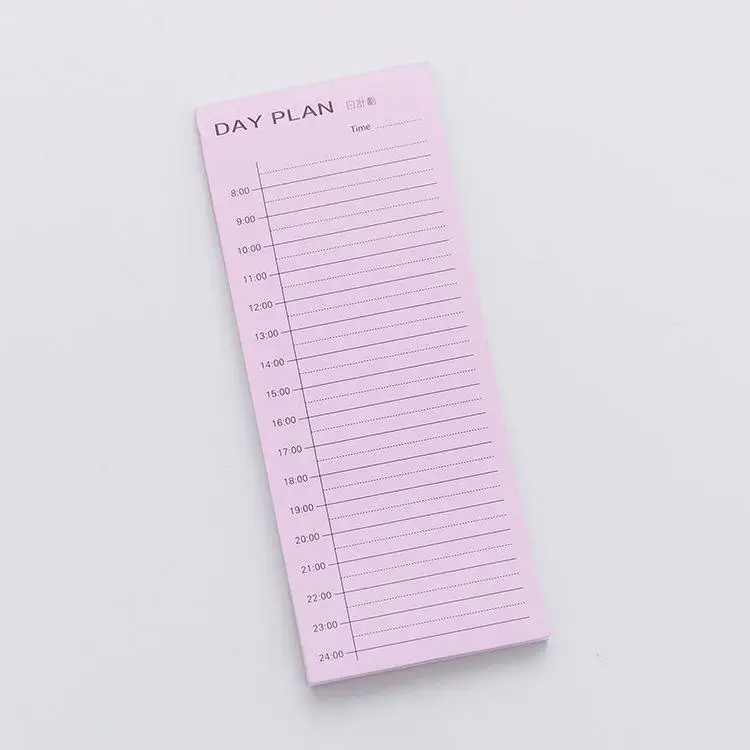 1 шт. ежедневный план, план недели, план месяца, подробный список, блокнот, блокнот, записная книжка, ежедневник, планировщик, журнал, канцелярские принадлежности для офиса - Цвет: A