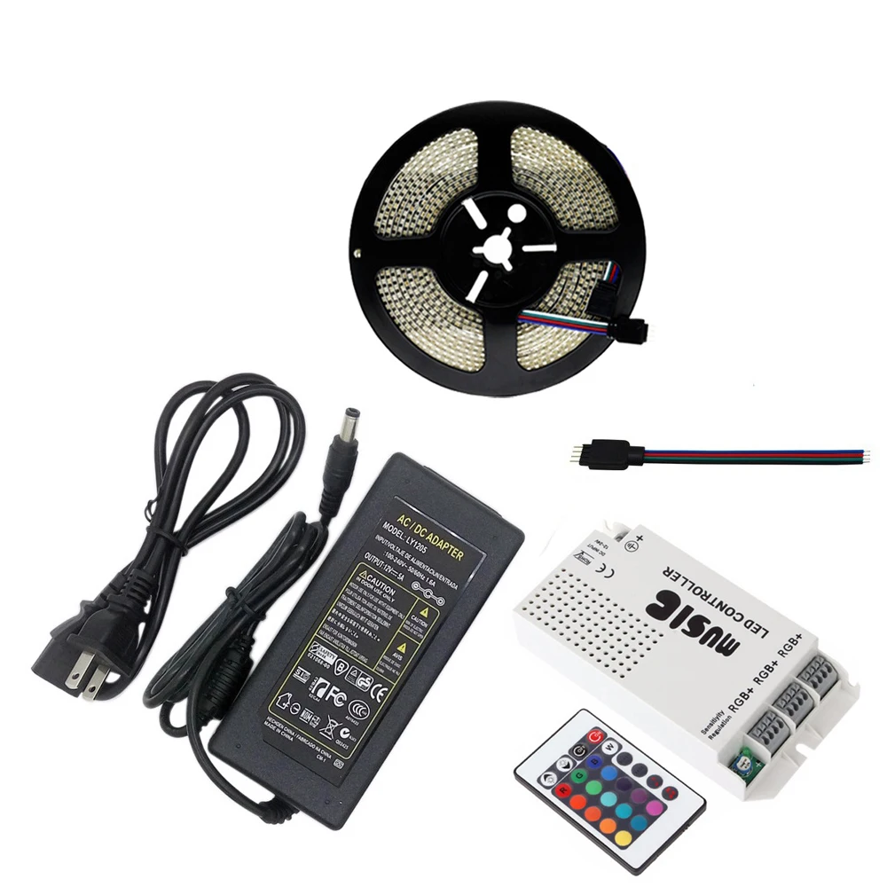 5 20 м 234 LED/M RGB Светодиодная лента 3528/2835 DC12V гибкий свет неоновая полоса +