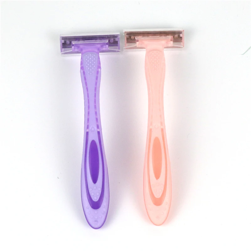 100 pcs/lot Reusable Disposable Shaver Ladies Mens Mini Pocket Shavers Portable Safety Straight