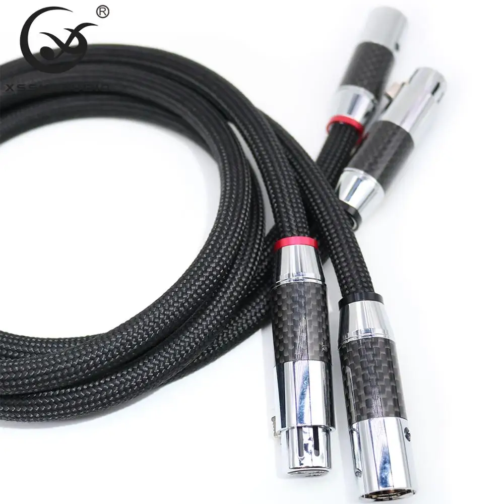 XSSH Hi end Fi FA 220 ПВХ 2 ядра чистый Медь из бескислородной меди PCOCC Женский XLR Сделано в
