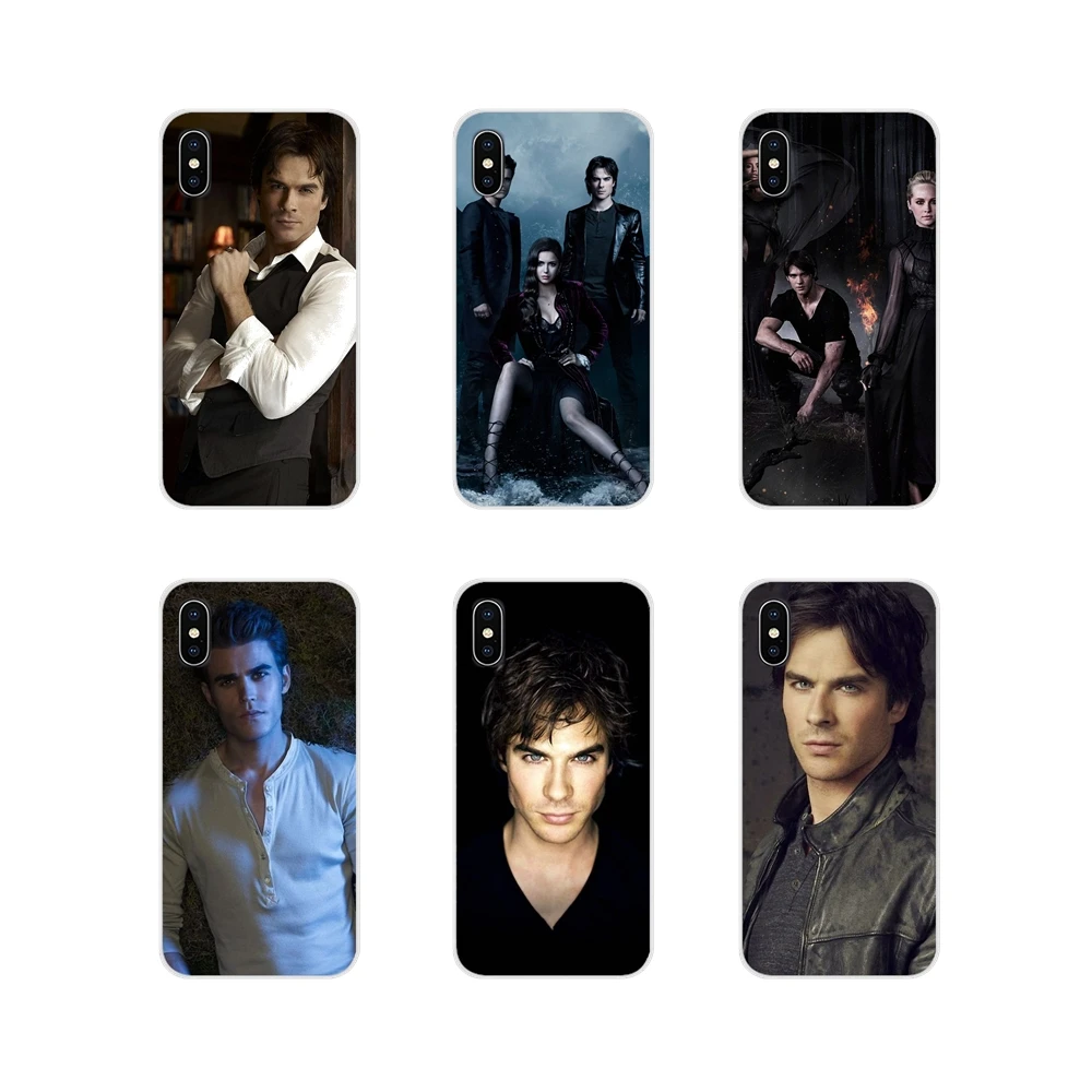 

For Samsung Galaxy J1 J2 J3 J4 J5 J6 J7 J8 Plus 2018 Prime 2015 2016 2017 Soft Transparent Case Covers The Vampire Diaries Cover