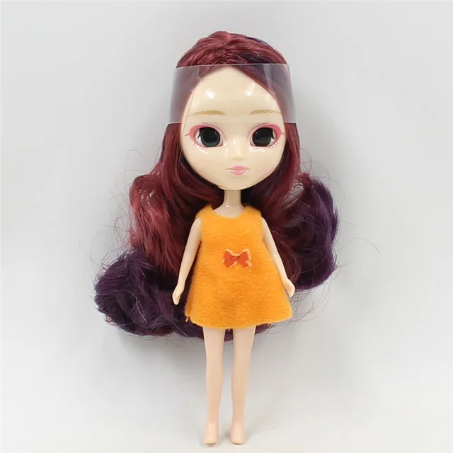 Blyth мини bjd Кукла одежда случайный 10 см высота - Цвет: J