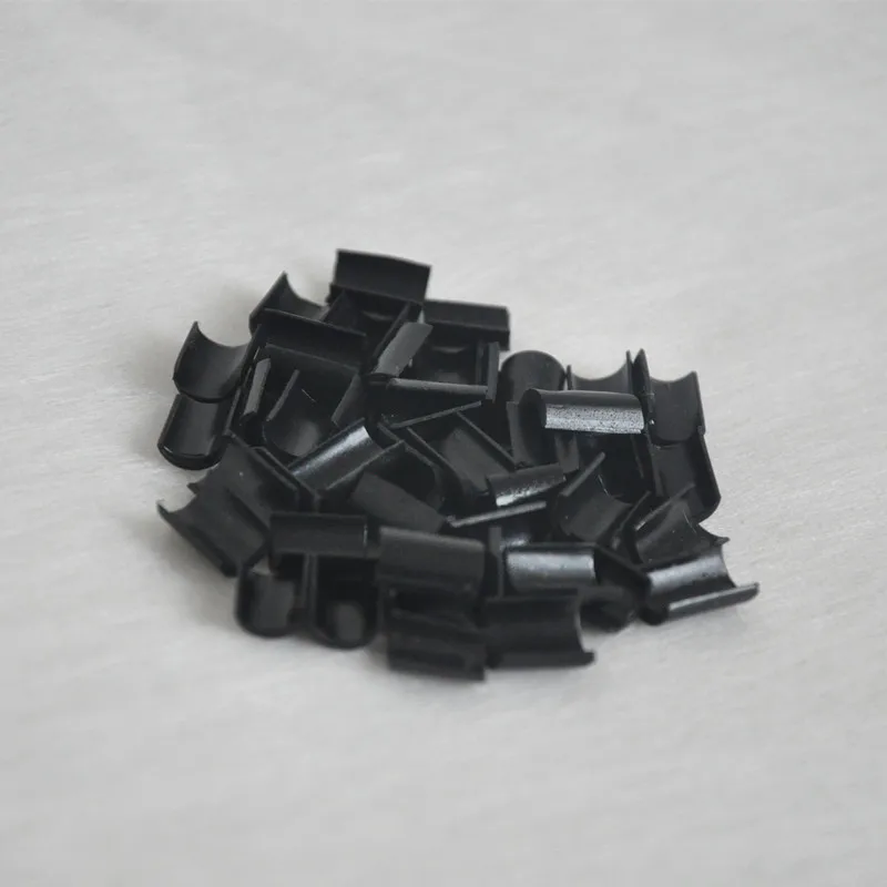 Black/Brown/Beige/White Nail Tip Keratin U-Shape Fusion Keratin Glue Tips Granules Keratin Glue Granule Extension Accessory