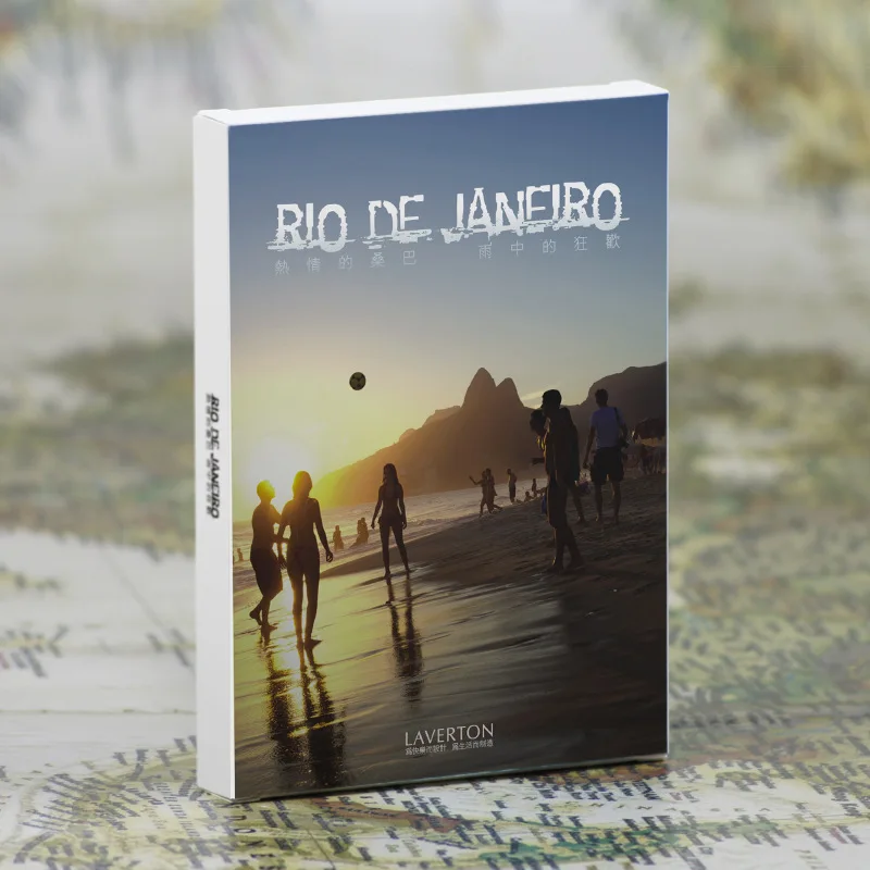 30 Sheets/Set Travel Around The World Paper Postcard Greeting Card City Landscape Postcard mini greeting cards,message cards