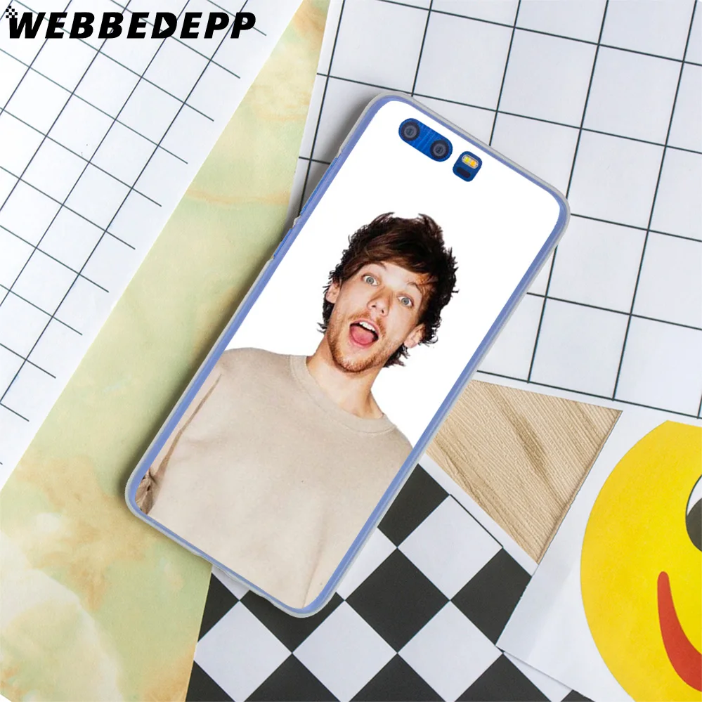 WEBBEDEPP Louis Tomlinson Hard Case for Huawei Honor 10 9 8 Lite 7X 6A 6C Y5 2018 Y6 II Y7 2017