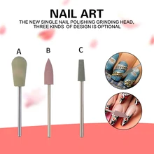 Профессиональные художественные Буры для ногтей большой головной Бур полировщик ногтей для маникюра кусачки для педикюра чистые инструменты