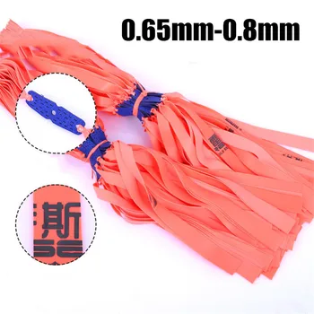 

5pcs/lot Outdoor Slingshot Powerful Elastic Flat Rubber Band Practical Thickness 0.65/0.75/0.8mm Hunting Sports Catapult Kit Set