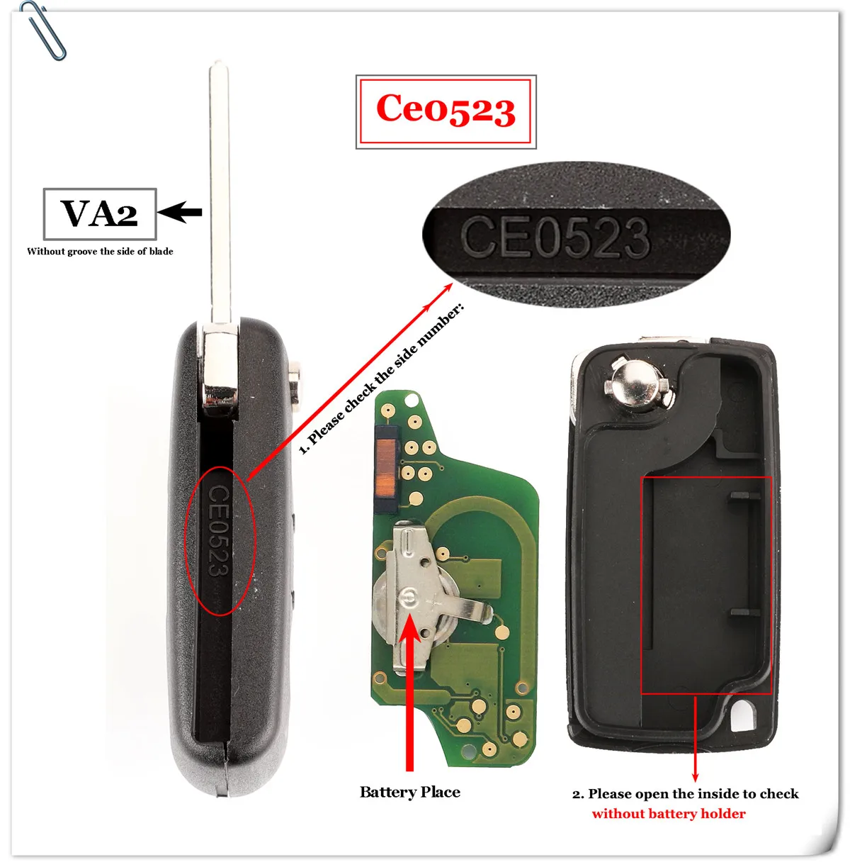 Jingyuqin Ce0523 Ce0536 ASK/FSK 433 МГц ID46 для peugeot 407 307 308 607 3 кнопки флип-пульт дистанционного управления Fob Автомобильный ключ VA2/HU83 лезвие