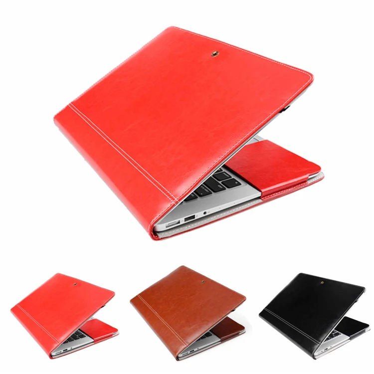 

business style Fashion Leather Sleeve Case For Macbook Air 13 Pro 13 Pro retina 13 Shell Cover Bag For macbook 13 inch