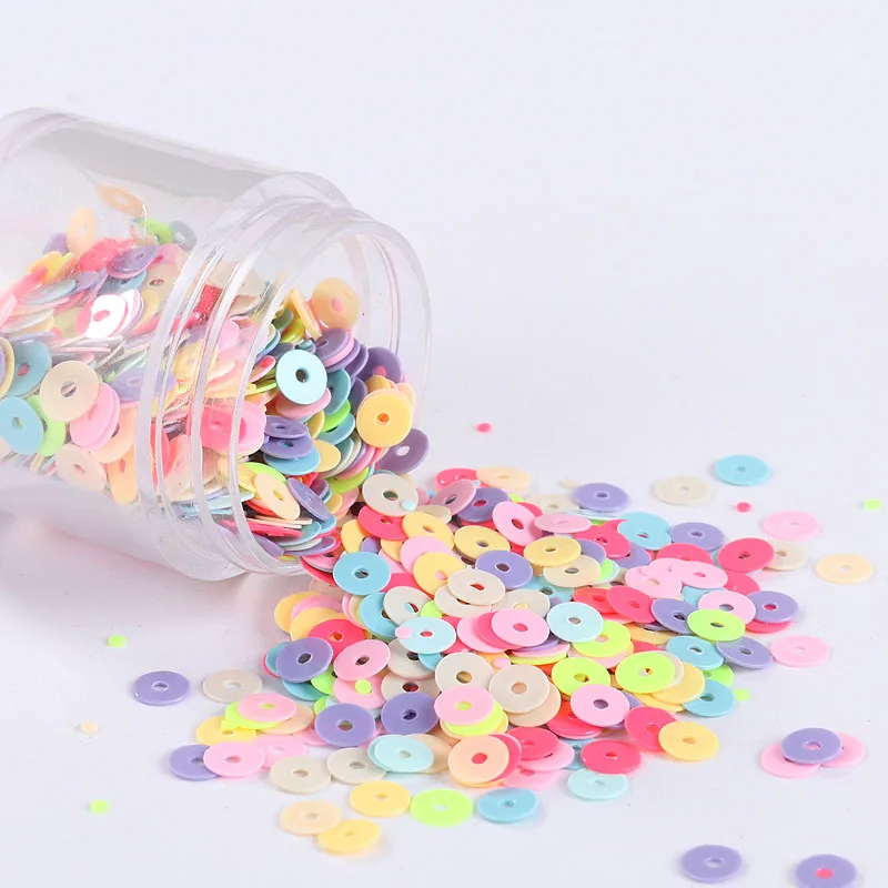 

10g/pack 4mm Flat Round Loose Solid Colors Sequin Pvc Paillettes Sewing Wedding Craft for Women Garment Accessories Sequin Trim