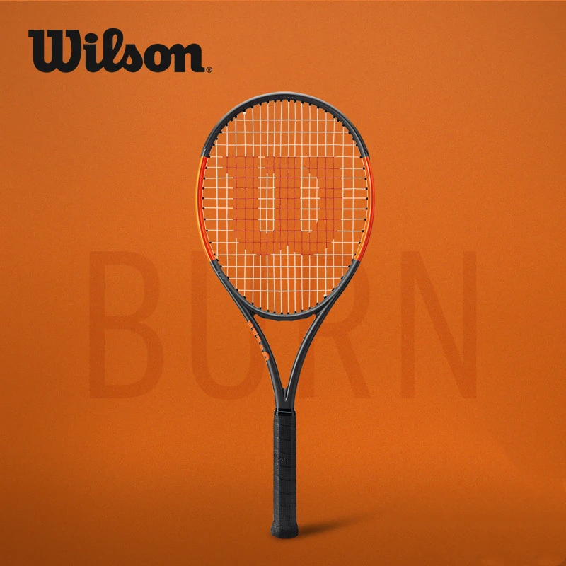 

Original Wilson Svetorina Baseline Double Reverse Professional Tennis Racket Burn For Men And Women Carbon Fiber WRT7348102