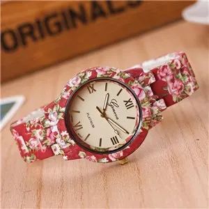 Tike Toker, модные дизайнерские женские наручные часы с цветами, ЖЕНСКИЕ НАРЯДНЫЕ часы, высококачественные керамические милые часы-браслет для девушек 8 - Цвет: 3