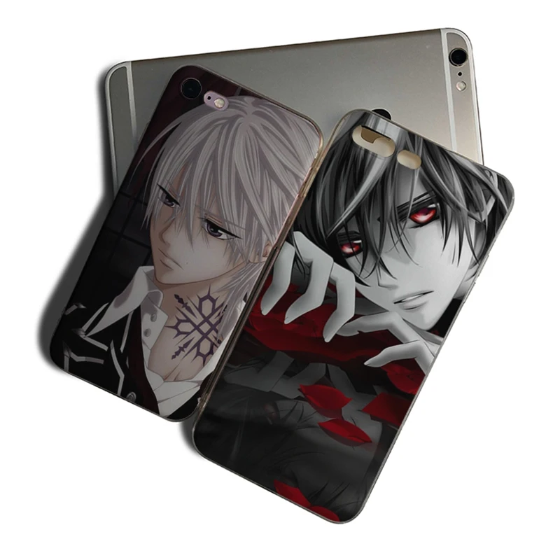 

IMIDO Anime Vampire Knight Art Bloody yuuki Cute Soft TPU CoverSheath For Iphone 7 8 7PLUS 8PLUS X XS XR XSMAX 6 6S 6PLUS 6SPLUS