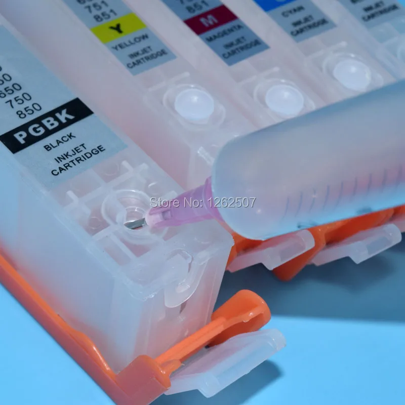 Canon PGI-250 350 450 550 650 750 850 Refill Cartridge 5 Color (40)